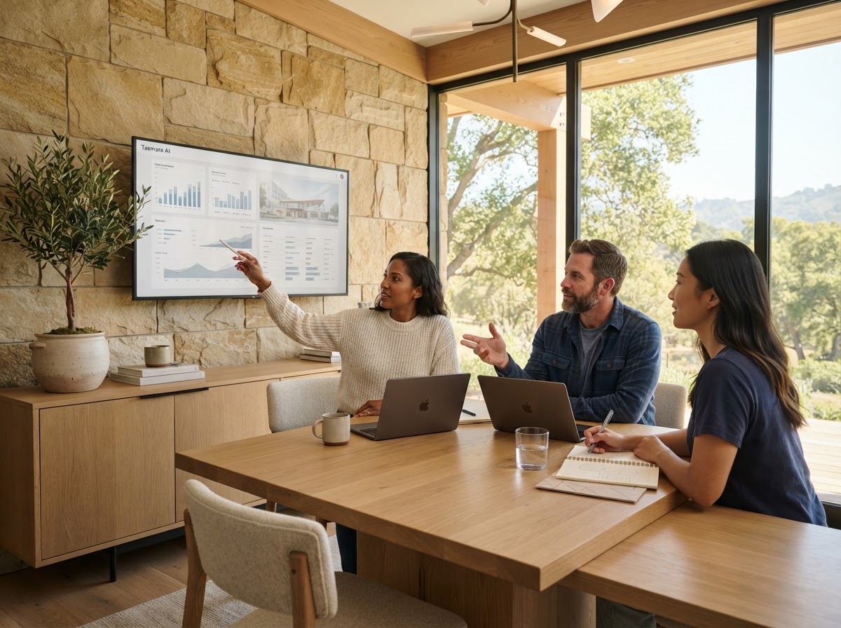 Tasmara AI data analysis environment used to evaluate business cash reserve strategies